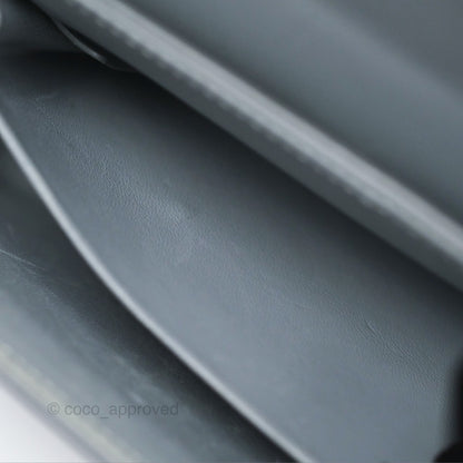 Christian Dior 30 Montaigne Box Bag Grey Calfskin