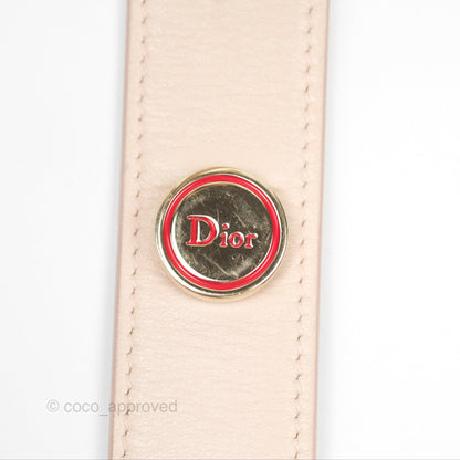 Christian Dior My ABCDior Lady Dior Baby Pink Cannage Lambskin Gold Hardware