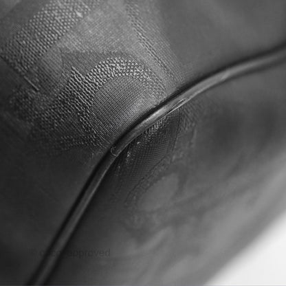 Dior Vintage Trotter Boston Duffle Bag Oblique Black