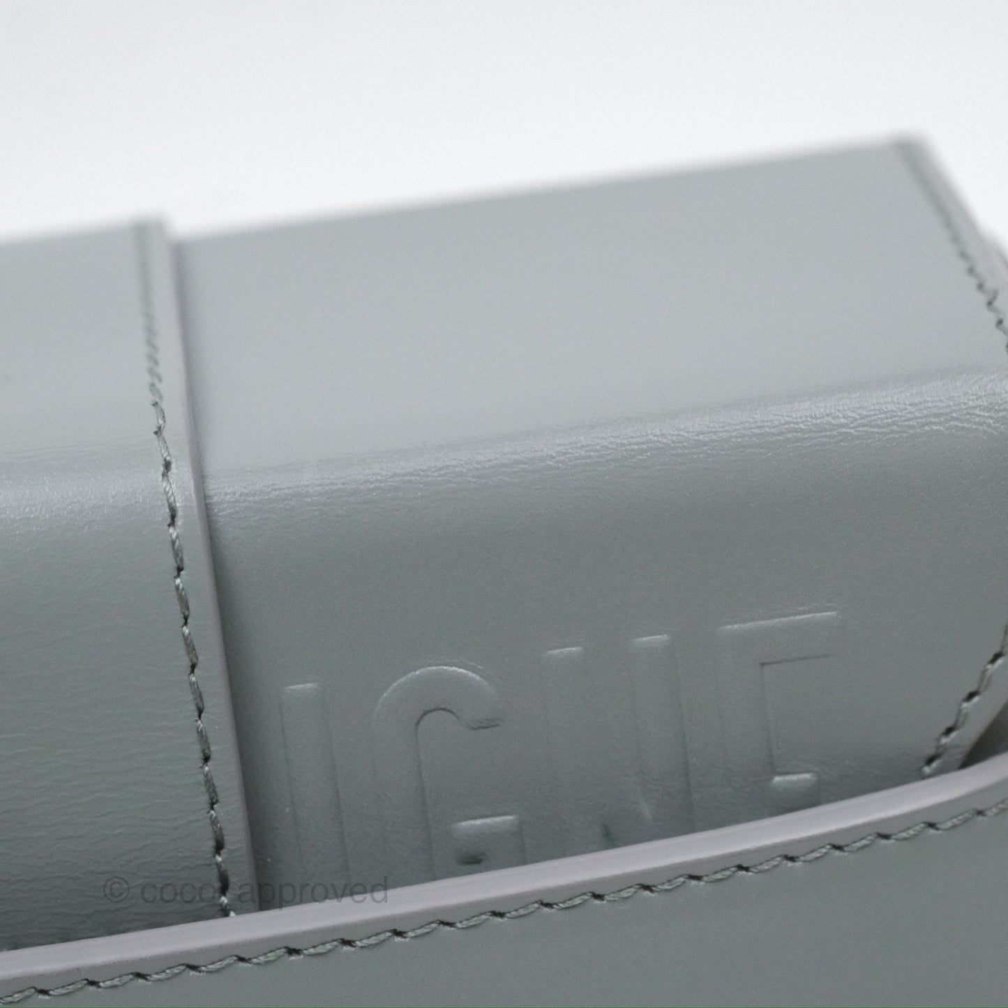 Christian Dior 30 Montaigne Box Bag Grey Calfskin