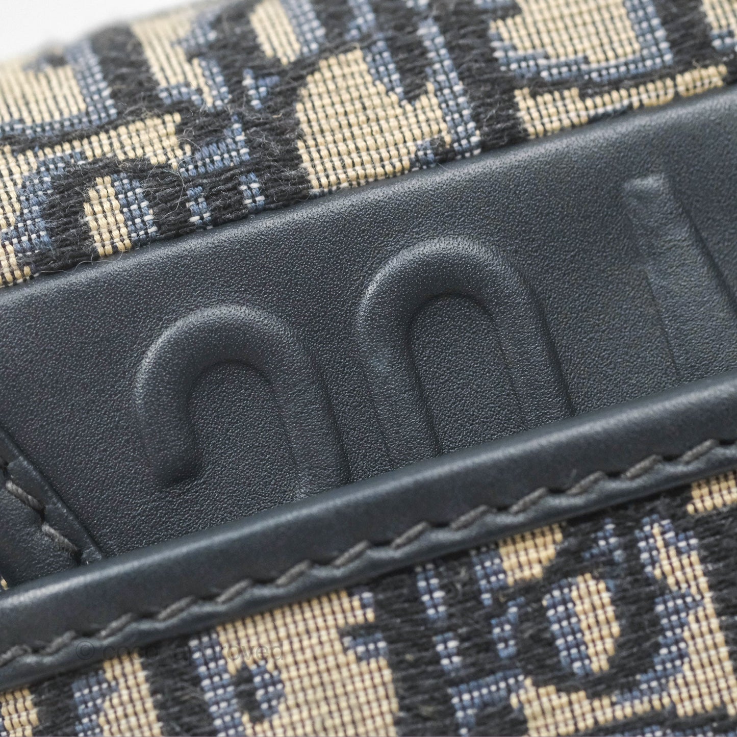 Dior Medium Bobby Bag Blue Oblique Jacquard Canvas