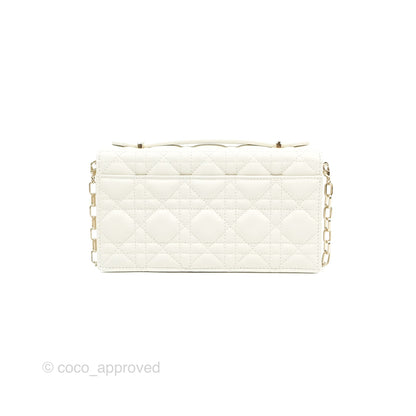 Dior Miss Dior Mini Bag White Cannage Lambskin