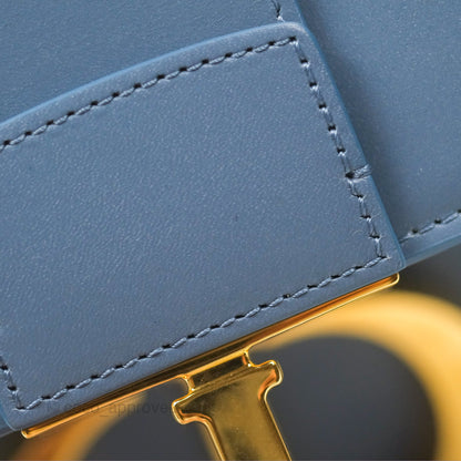 Dior 30 Montaigne Bag Blue Box Calfskin