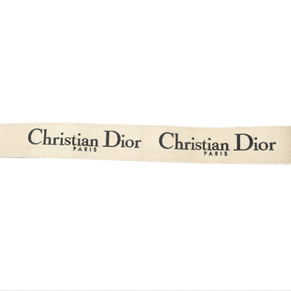 Christian Dior Navy 'Christian Dior Paris' Embroidery Shoulder Strap