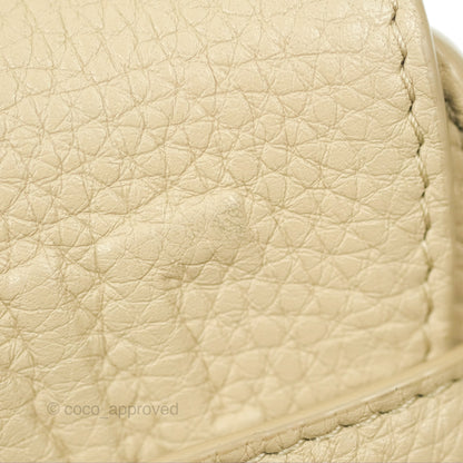 Christian Dior Medium Bobby Flap Beige Grained Calfskin