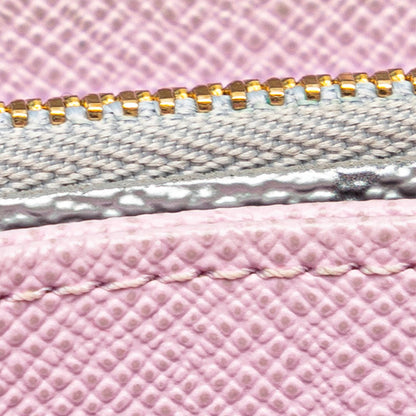 Silver Louis Vuitton Metallic Monogram Garden Zippy Wallet