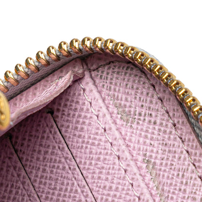 Silver Louis Vuitton Metallic Monogram Garden Zippy Wallet