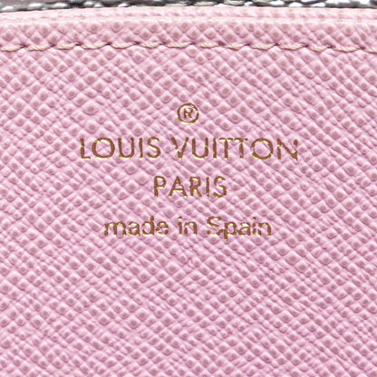 Silver Louis Vuitton Metallic Monogram Garden Zippy Wallet