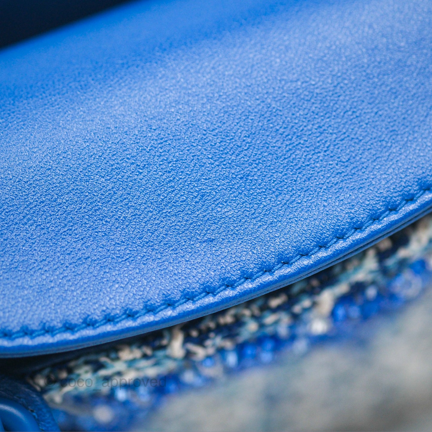 Dior Art Mini Lady Dior Beaded Blue "Chong Hyun Ha" Collaboration