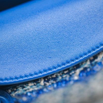 Dior Art Mini Lady Dior Beaded Blue "Chong Hyun Ha" Collaboration