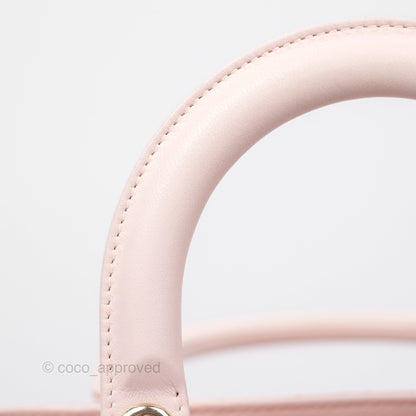 Christian Dior Medium Lady Dior Pink Lambskin Gold Hardware
