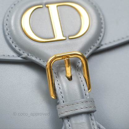 Christian Dior Medium Bobby Flap Grey Box Calfskin