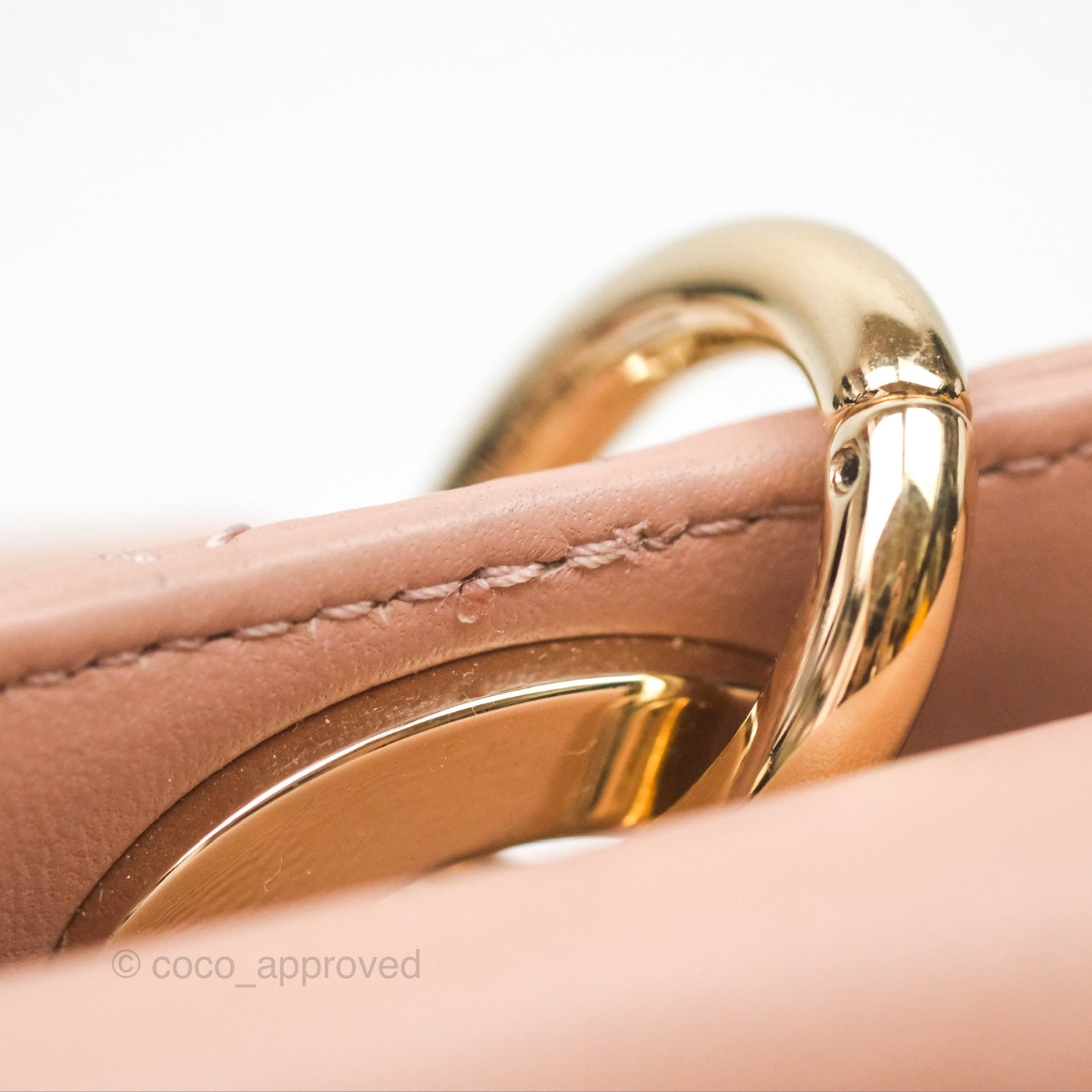 Christian Dior Medium Lady D-Joy Nude Pink Lambskin Heart Quilted