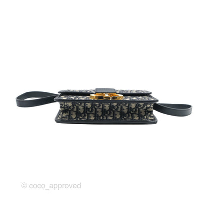 Dior 30 Montaigne Bag Blue Dior Oblique Jacquard