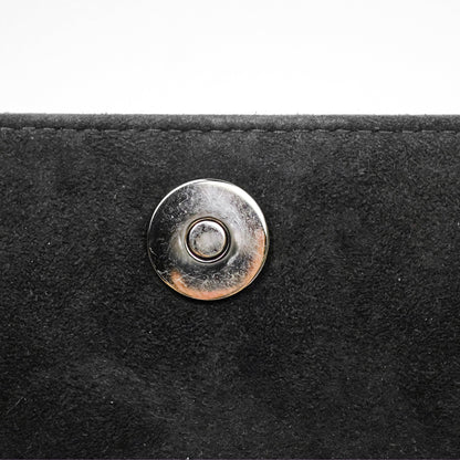 Christian Dior Lady Dior Small Clutch with Chain Lambskin So Black