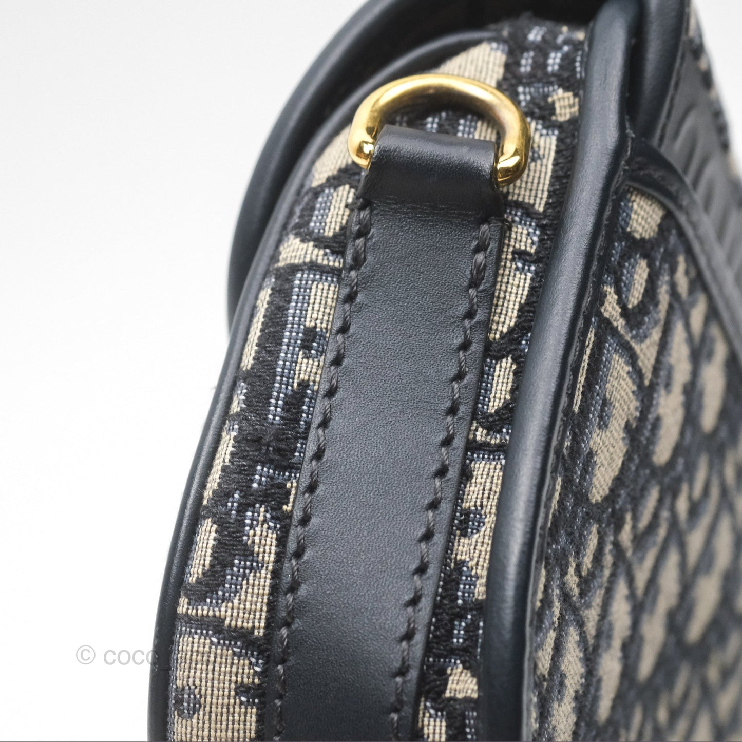 Dior Small Bobby Bag Blue Oblique Jacquard Canvas