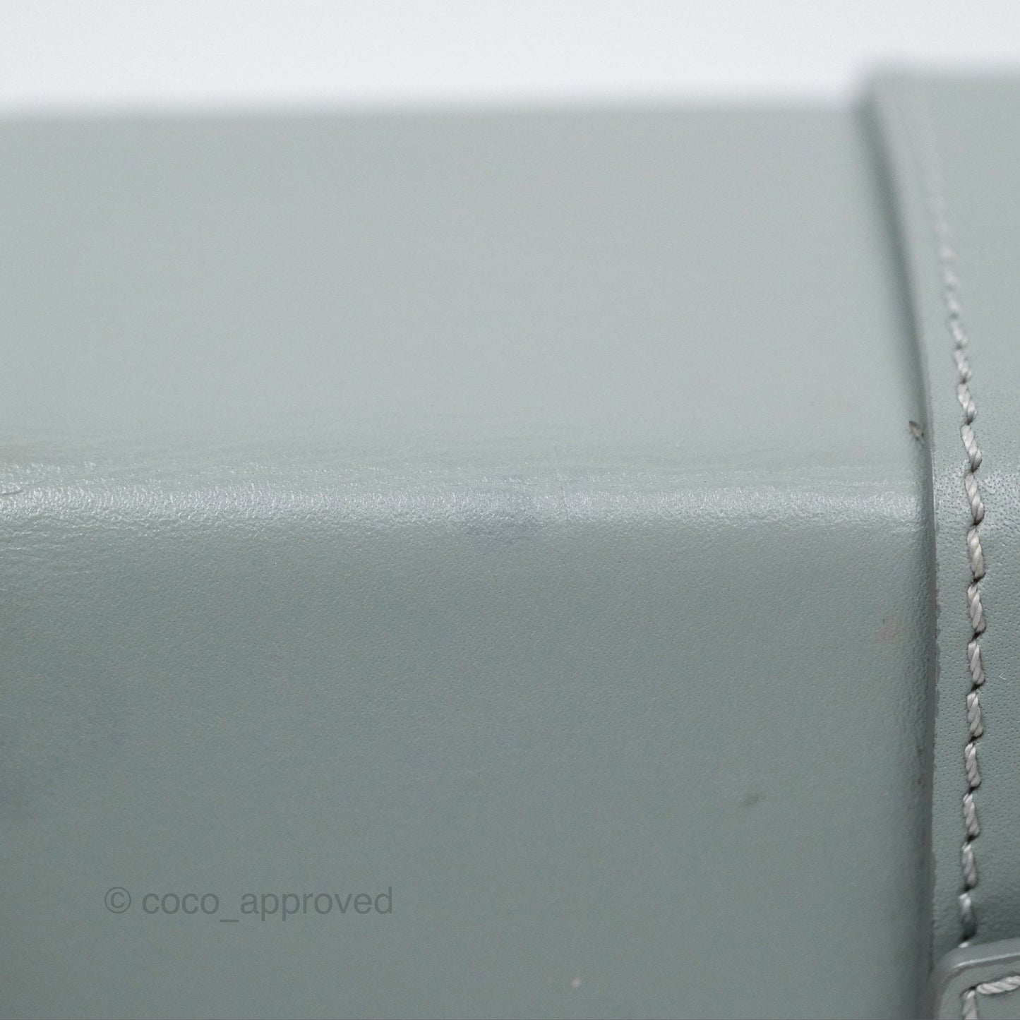 Christian Dior 30 Montaigne Box Bag Grey Calfskin