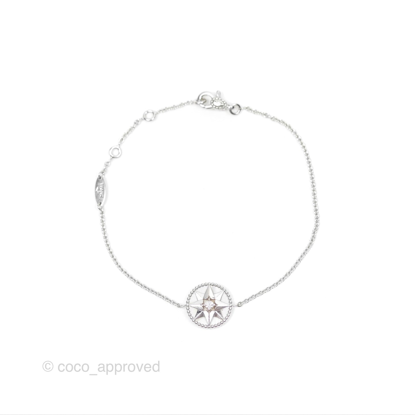 Dior Rose Des Vents Bracelet Diamonds/Mother of Pearl White Gold