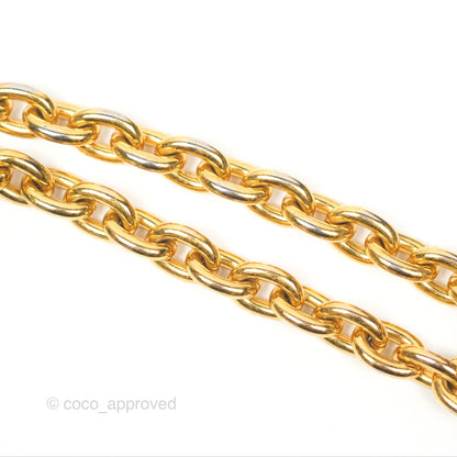 Christian Dior 30 Montaigne with Chain Blue Dior Oblique Jacquard
