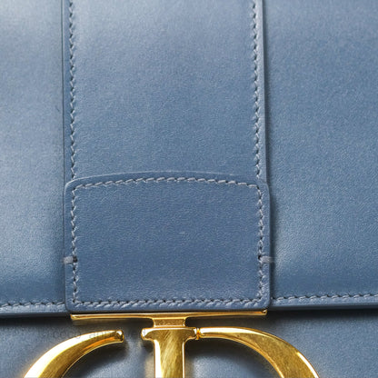 Dior 30 Montaigne Bag Blue Box Calfskin