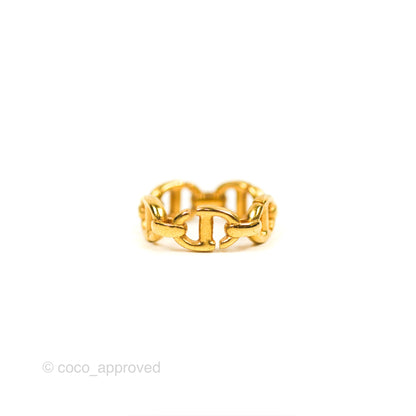 Christian Dior CD Navy Ring Size S