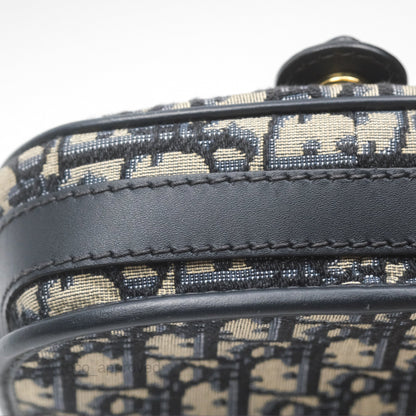 Dior Small Bobby Bag Blue Oblique Jacquard Canvas