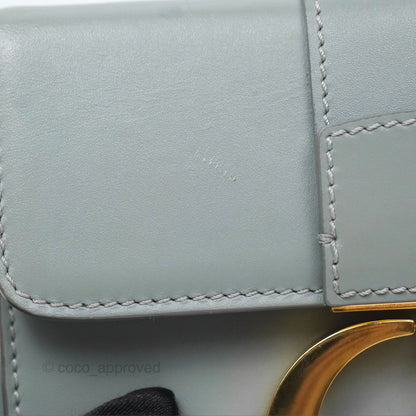 Christian Dior 30 Montaigne Box Bag Grey Calfskin