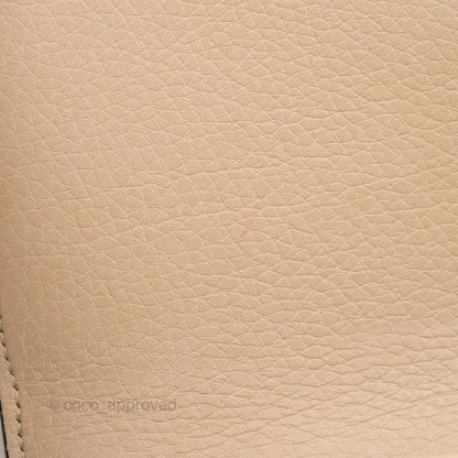 Christian Dior Small Diorama Calfskin Flap Bag Nude Pink Gold Hardware