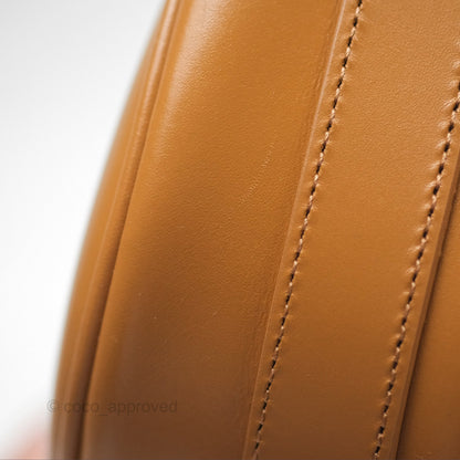 Christian Dior Medium Bobby Bag Camel Calfskin Gold Hardware