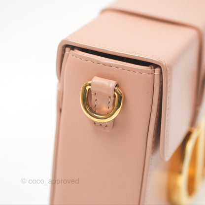 Christian Dior 30 Montaigne Beige Calfskin Box Bag