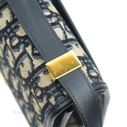 Dior 30 Montaigne Bag Blue Dior Oblique Jacquard