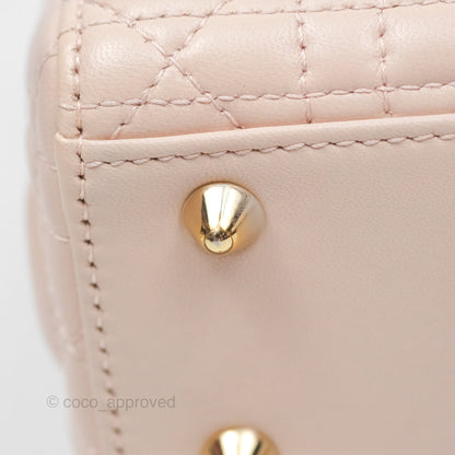 Christian Dior Lambskin My ABCDior Lady Dior Pink Gold Hardware