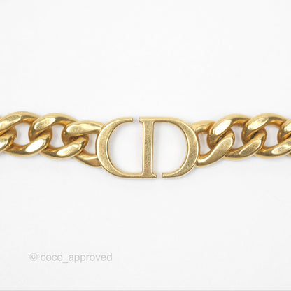Christian Dior 30 Montaigne Choker Gold Tone