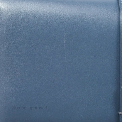Dior 30 Montaigne Bag Blue Box Calfskin