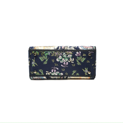 Christian Dior Medium Lady D-Lite Bag Blue Dior Multicolor Constellation Embroidered