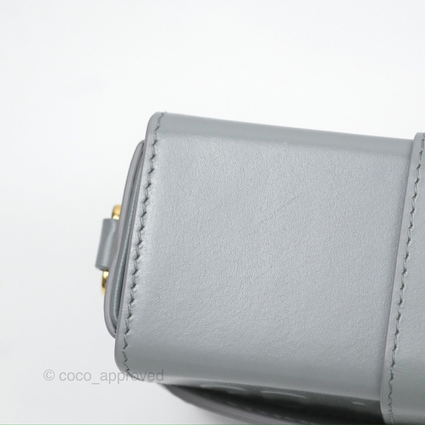 Christian Dior 30 Montaigne Box Bag Grey Calfskin