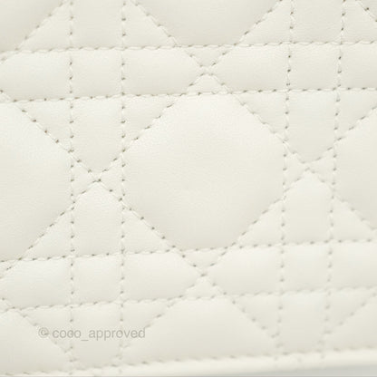 Dior Miss Dior Mini Bag White Cannage Lambskin