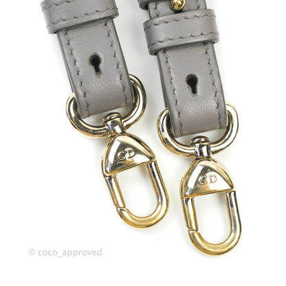 Christian Dior Lambskin My ABCDior Lady Dior Grey Gold Hardware