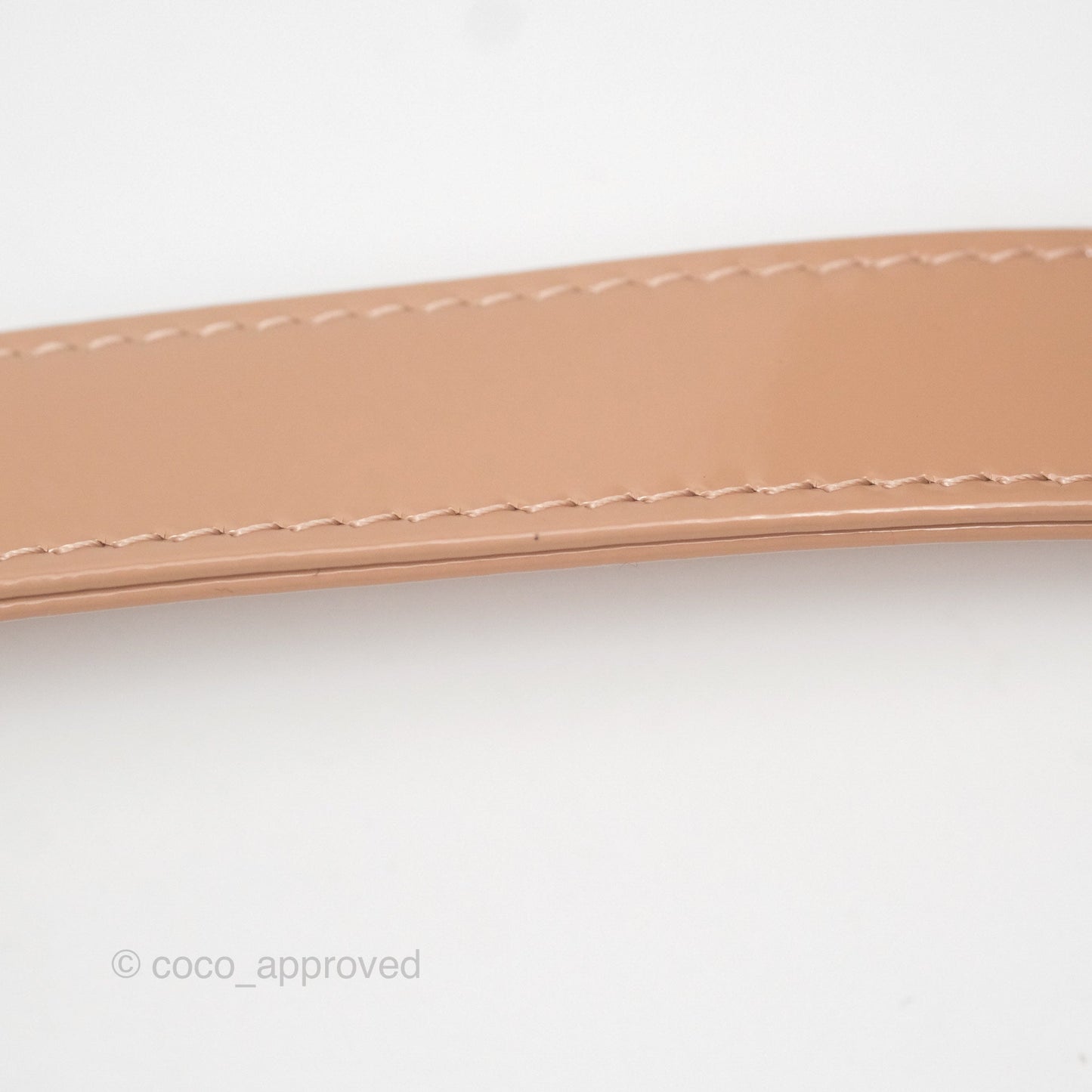 Christian Dior Small Lady Dior My ABCDior Beige Patent Gold Hardware