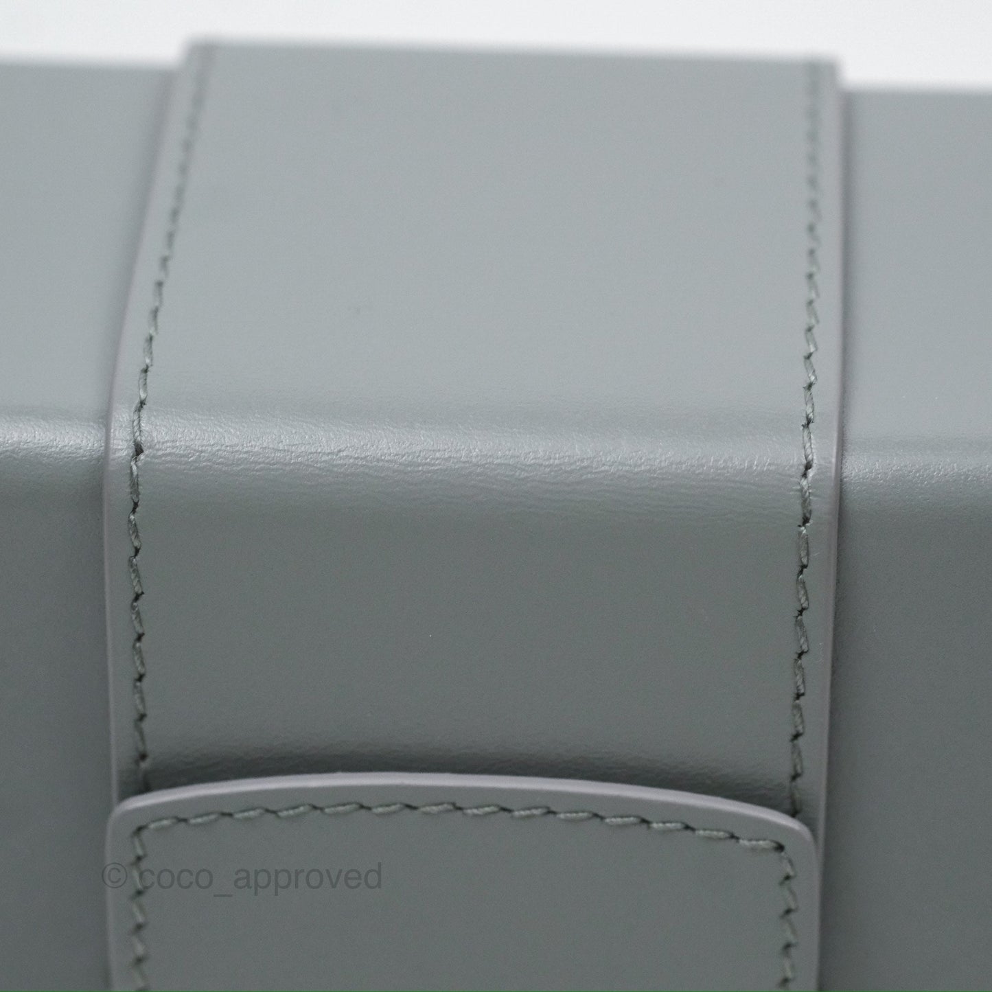 Christian Dior 30 Montaigne Box Bag Grey Calfskin