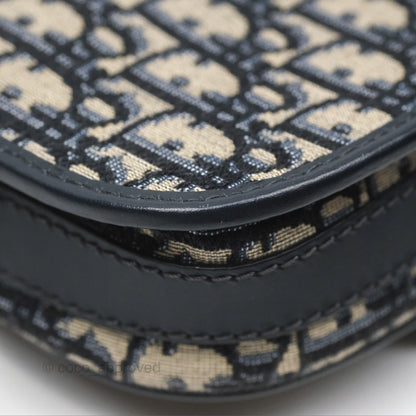 Dior Small Bobby Bag Blue Oblique Jacquard Canvas