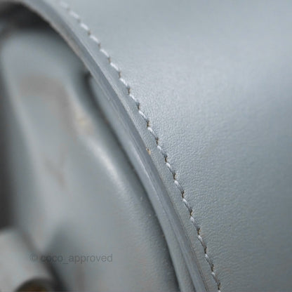 Christian Dior Medium Bobby Flap Grey Box Calfskin