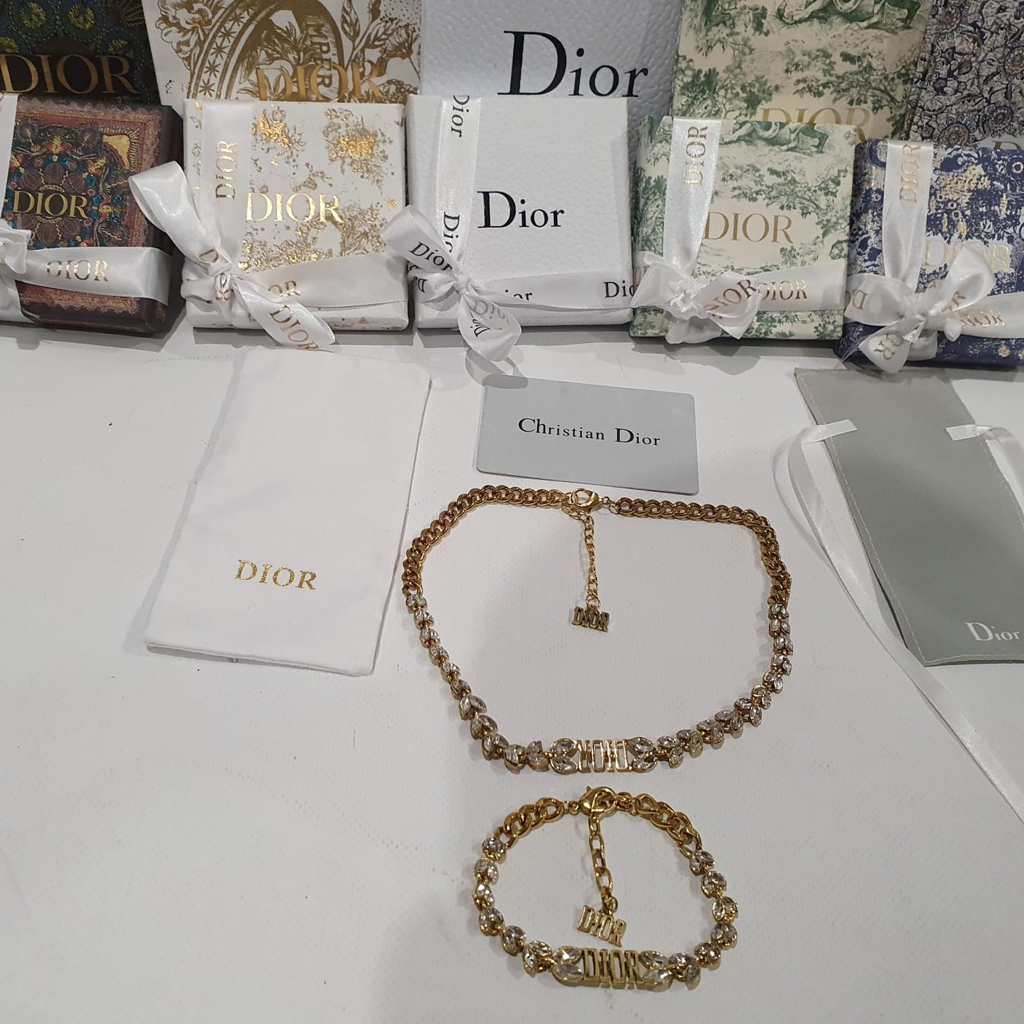 Christian Dior Necklace, bracelet and earrings