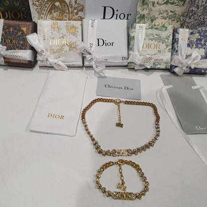 Christian Dior Necklace, bracelet and earrings