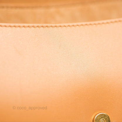 Christian Dior Bobby East-West Bag Calfskin Camel