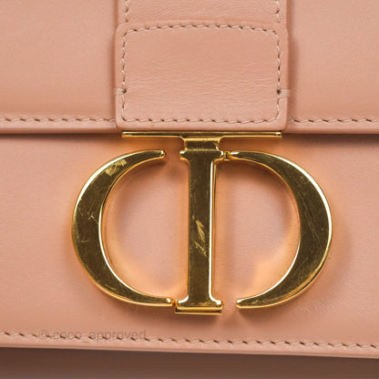 Dior Micro 30 Montaigne Flap Bag Rose Des Vents Calfskin