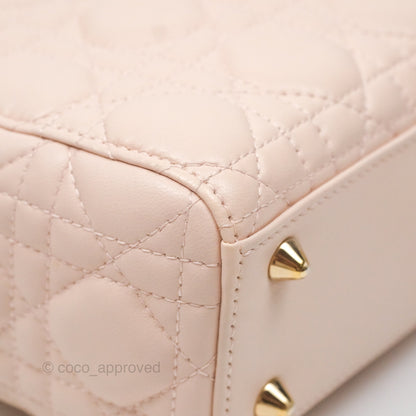 Christian Dior Lambskin My ABCDior Lady Dior Pink Gold Hardware