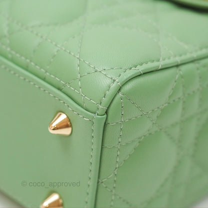 Christian Dior My ABCDior Lady Dior Avocado Green Lambskin Gold Hardware