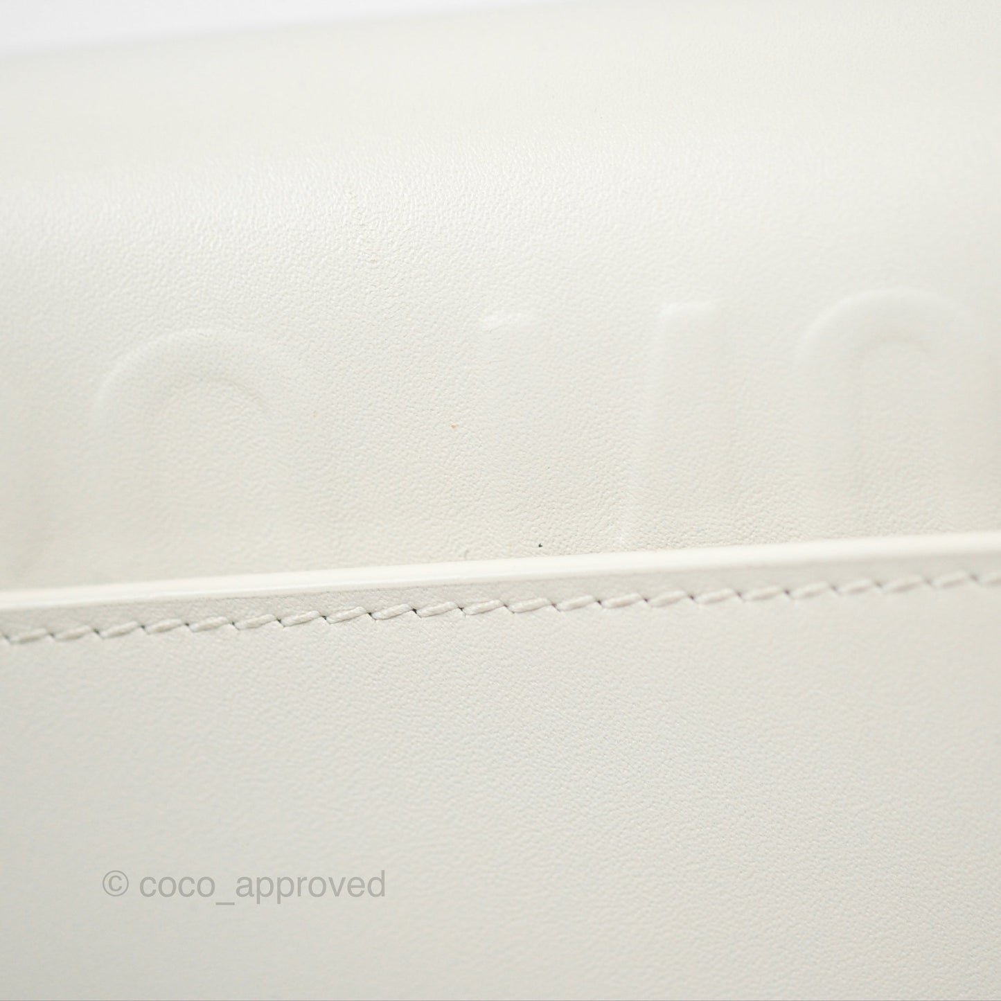 Christian Dior Bobby East-West Bag Calfskin White