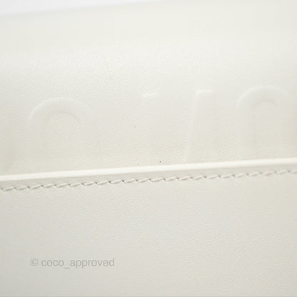 Christian Dior Bobby East-West Bag Calfskin White